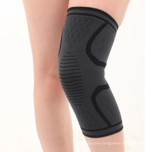 Customized Breathable Elastic Compression Sport Support Knee Sleeve Recovery Nylon Knee Brace Protector